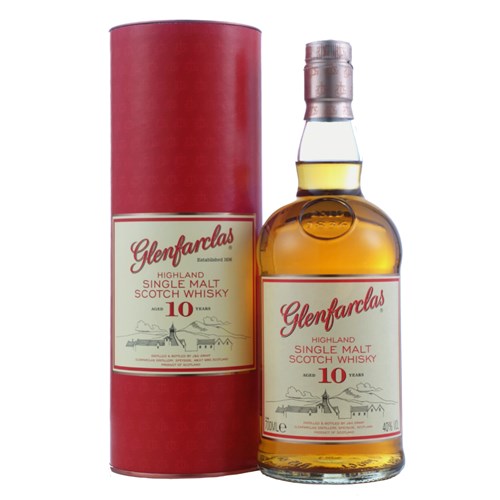 Glenfarclas 10 Year Old Single Malt Scotch Whisky 70cl - Sherry-Sweet & Lightly Smoky